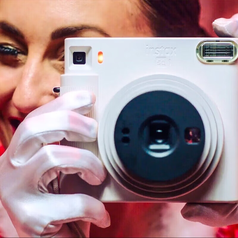 FUJIFILM INSTAX Instant SQUARE series SQ1 Mica White Single-time imaging camera upgrade retro model Hong Kong licensed
