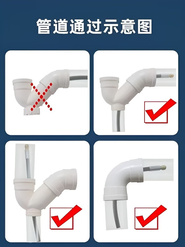 Water rat high-pressure dredging machine is a must-have for household sewer cleaning. New high-pressure toilet rat nozzle cleaning and dredging. Front 1 and rear 3* pipes are blocked and dredged. Pointed alloy. Twenty meters long to easily dredge the pipe. Powerful water pressure.