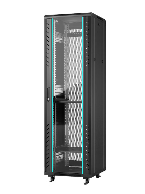 Network cabinet 1 meter 1.2 meters 2 meters national standard totem server room 42U32u18U switch chassis cabinet amplifier 2 meters luxury model 42U high 2000 wide 600 deep 1000 0x0x0cm