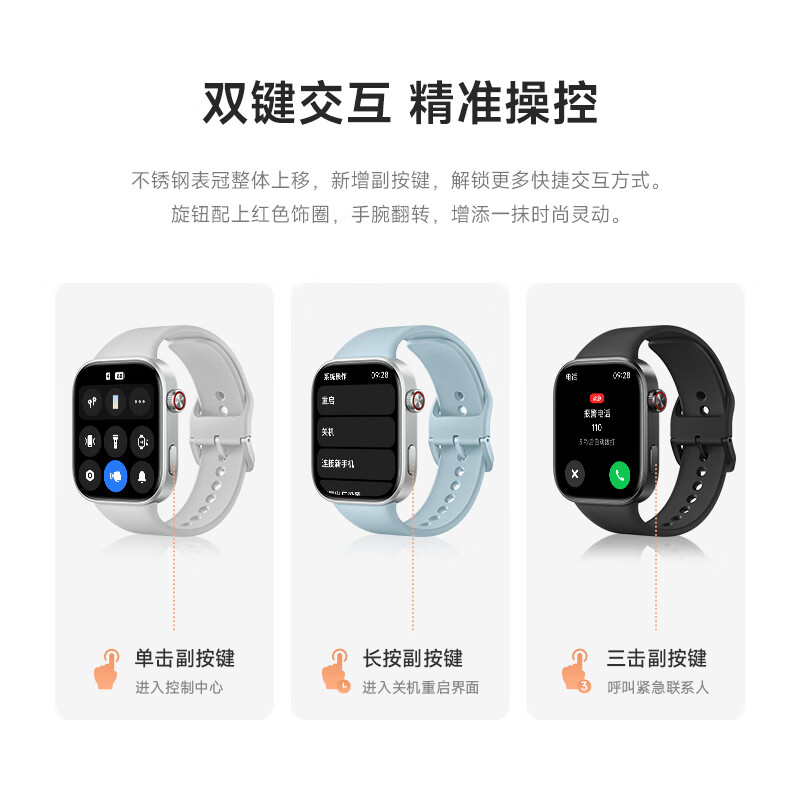 Xiaomi (MI) REDMI Watch 6 Bright Moon Silver State Subsidy ThePaper OS 3 Heart Rate and Blood Oxygen Monitoring Bluetooth Call Redmi Watch 6 Smart Watch Xiaomi Auto