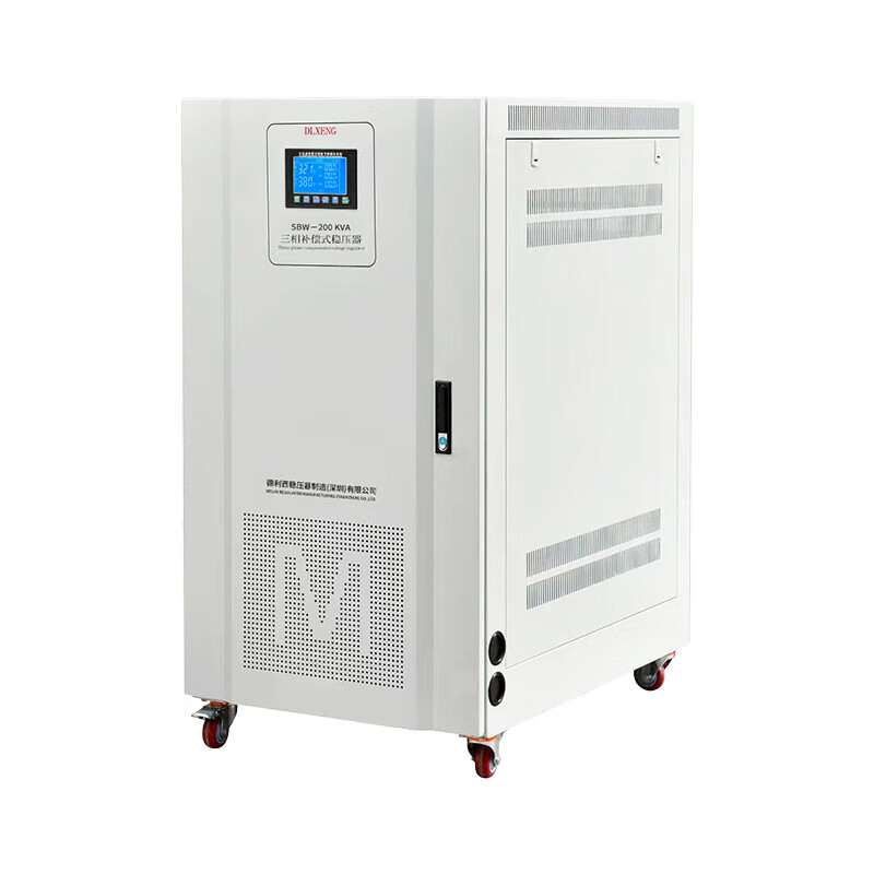 Pupan Delixi three-phase high-power copper pillar voltage stabilizer 380v compensated power stabilized power supply sbw100KW SBW-50KVA copper pillar type