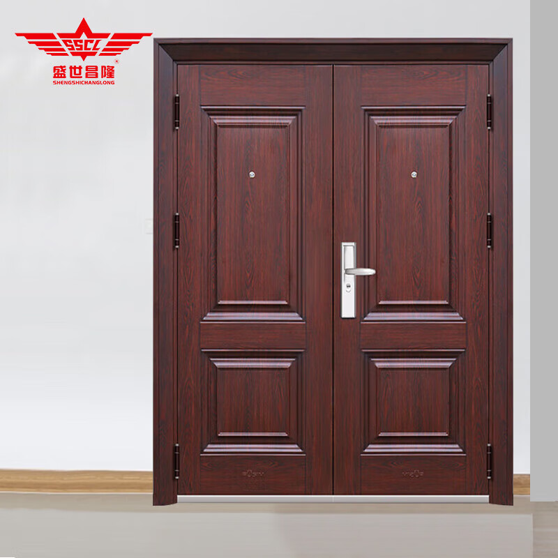 Shengshi Changlong steel anti-theft door security door home community unit private house steel double-open anti-theft door