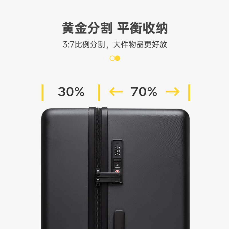 Horizon 8 (LEVEL8) Luggage Password Trolley Case Men's and Women's Large Capacity Universal Wheel Student Suitcase Trunk Series Black