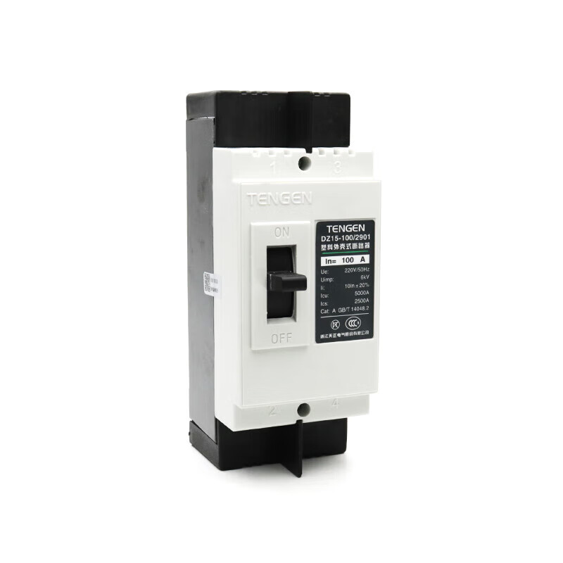 TENGEN Tianzheng DZ15-100/23901 100A63A40A32A molded case circuit breaker air switch 3902 DZ15-40/290140A