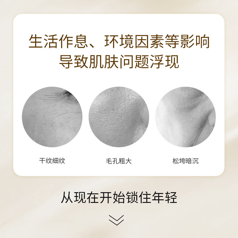 Wenbiquan set of firming double elastic cleansing water cream eye cream skin care cosmetics gift box New Year's gift for girlfriend and boyfriend