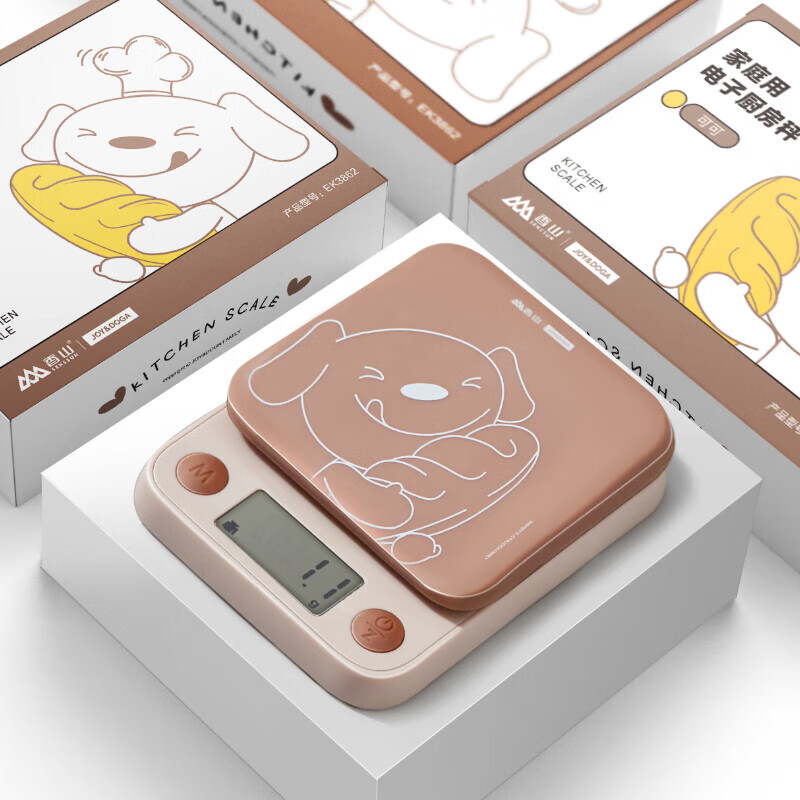 Xiangshan Electronic Scale Kitchen Scale JOY Joint Model Gram Weighing Food Baking Scale Weighing Vegetables and Tea 0.1g High Precision 5kg