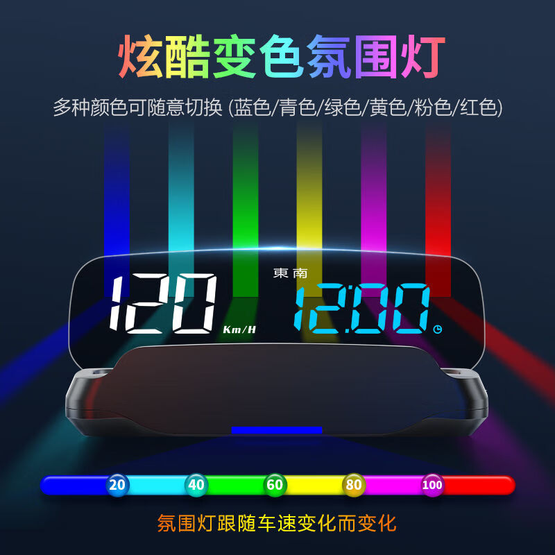 Weiying Intelligent Advanced GPS Version 5 Seconds Star Search High Accuracy No Delay New HUD Head-Up Display Car General C7 High Precision Version Car General