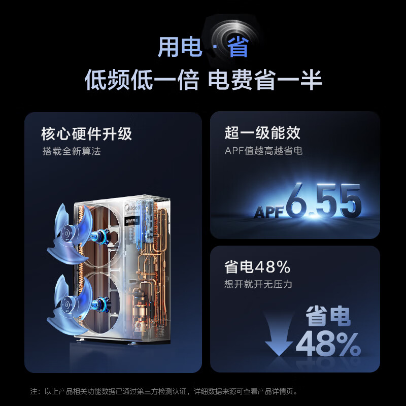 Midea Navigator central air conditioner fourth generation/third generation one-to-four, new product upgrade, solar oxygen sterilization, high-end intelligent whole-house air manager, one price all-inclusive, Navigator fourth generation, 6 HP, fourth generation, one-to-four 90-120