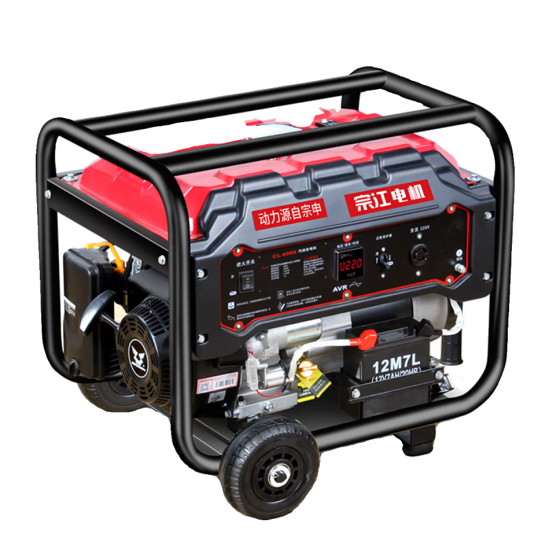Zongshen Power gasoline generator 220V household single-phase 3KW/4/8/10 kilowatt three-phase electric 380V outdoor Zongshen Power 10KW electric start 220V