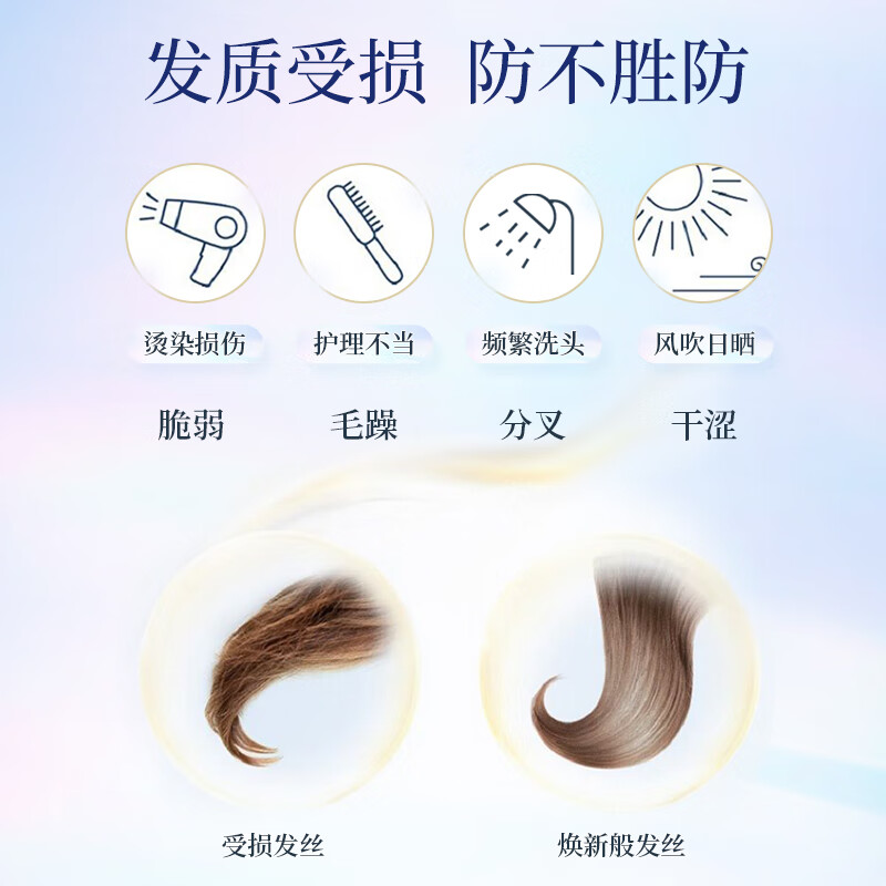 Haodi conditioner, smooth, dry, frizzy, smooth, protein correction, nutrition, hair repair, 1L women's hair mask, conditioner