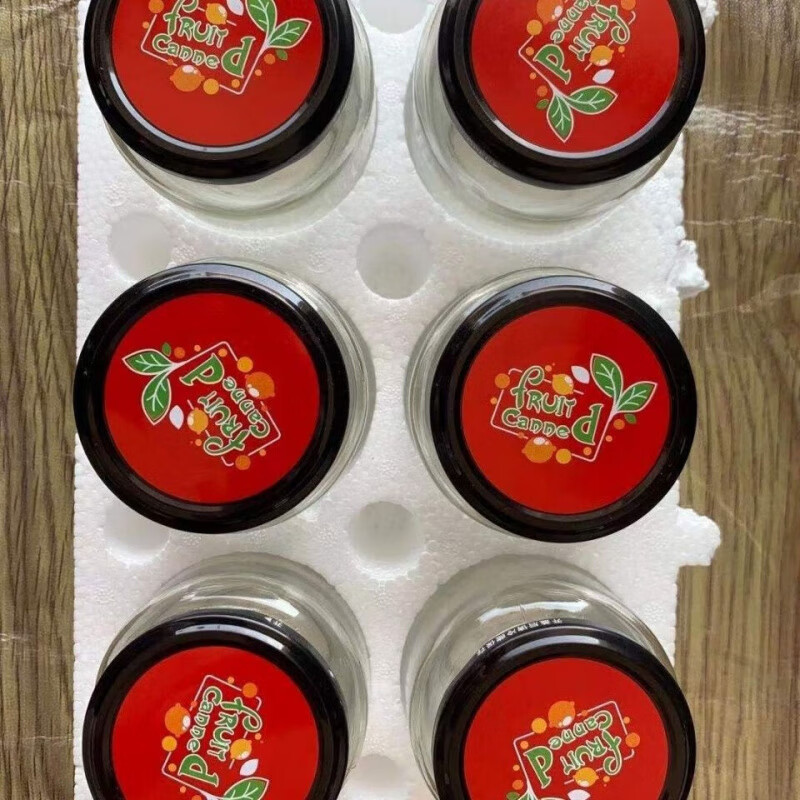 Runhuanian high temperature resistant canning bottle with lid glass bottle sealed jar 500g 750g storage bottle 1000ml 6 bottles with lid + 3 spare lids