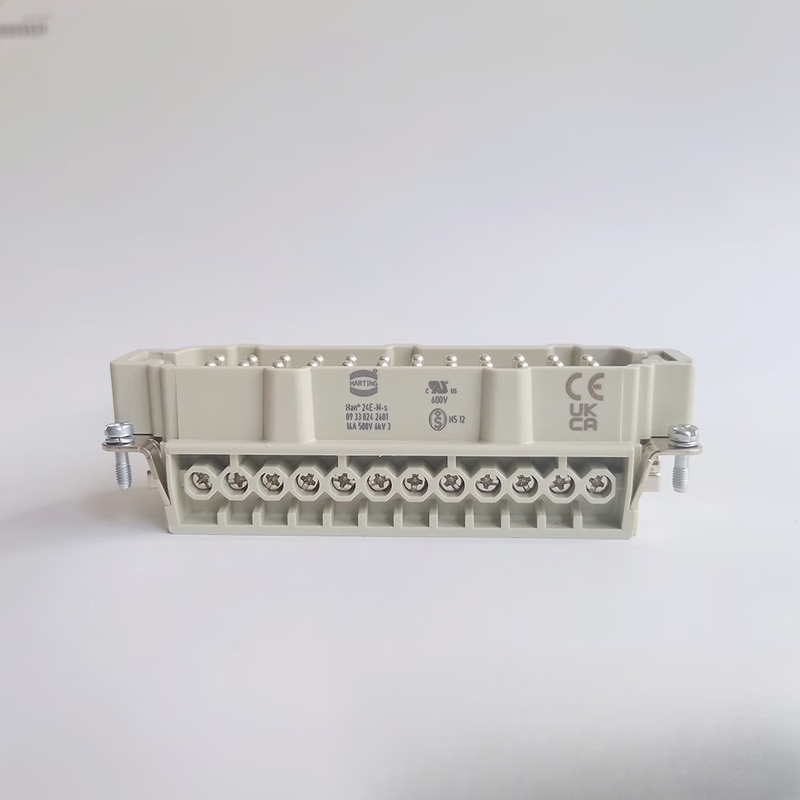 09330242601 Harding HARTING heavy-duty connector terminal 24-core male cold-pressed pin original and authentic