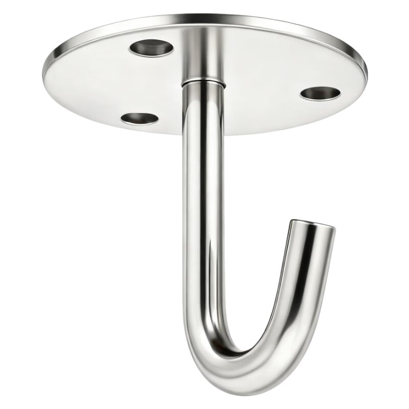 Heyucheng stainless steel hooks, lantern hooks, ceiling hooks, ceiling hooks, screen curtain hooks, roof ceiling fan hooks, fixed hooks, load-bearing ceiling hooks, small U-shaped hooks - silver