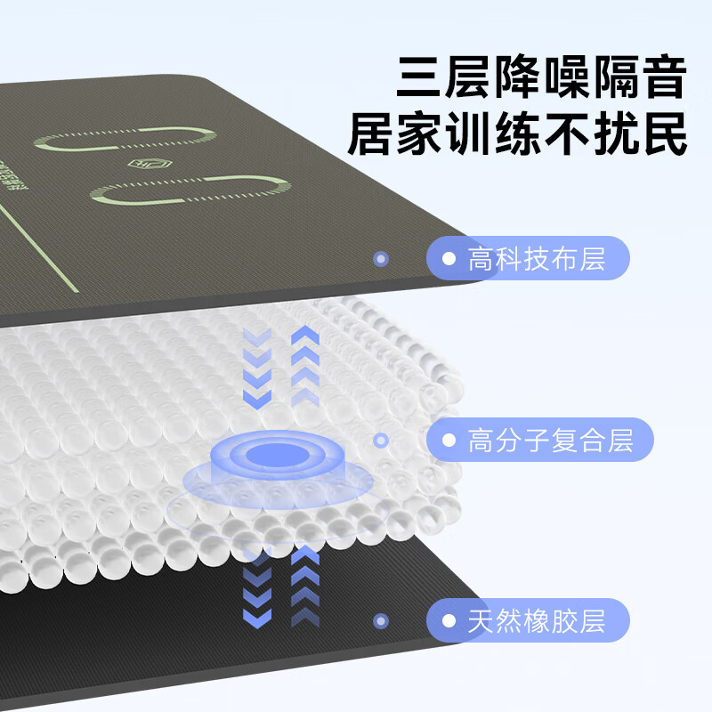 Made in Tokyo, special widened yoga mat for standing long jump test, non-slip home training test mat, high school entrance examination training long jump mat