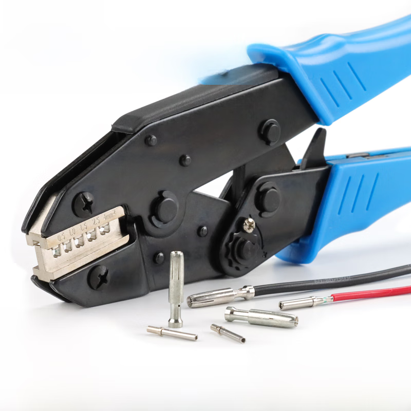 Aviation pin crimping pliers heavy-duty connector plug Harding HDD/HEE cold-pressed terminal clamp HS-5D HS-5D pliers 0.5-4mm