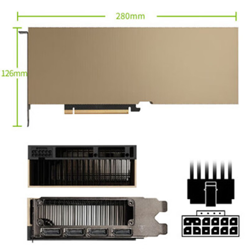 Jingjia Tesla L40S 48GB fourth generation Tensor Core/PCIe 4.0 interface professional graphics card Ada architecture GPU accelerator card industrial packaging