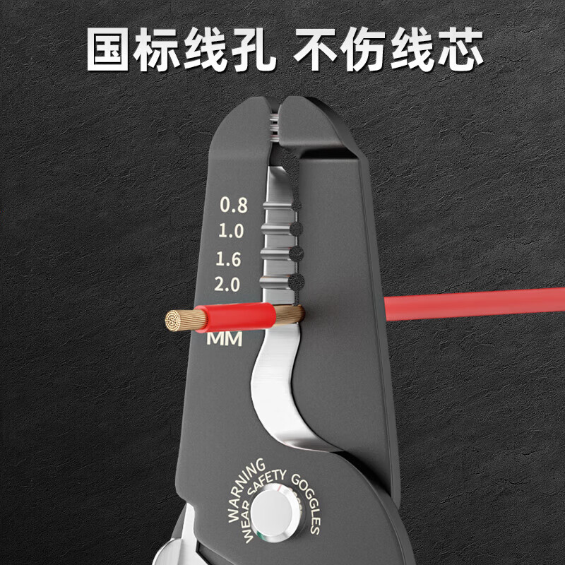 GREENER wire stripping pliers, multi-functional pliers for electricians, wire stripper, stripping tools, wiring pliers, crimping pliers, wire cutting pliers
