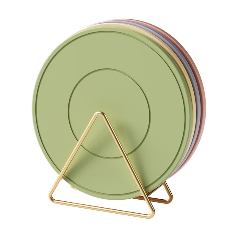 Silicone insulation mats, table mats, coasters, anti-scalding mats, high temperature resistant placemats, pot mats, bowl mats, household plate mats, casserole mats, 6 16cm insulation mats (mixed colors)