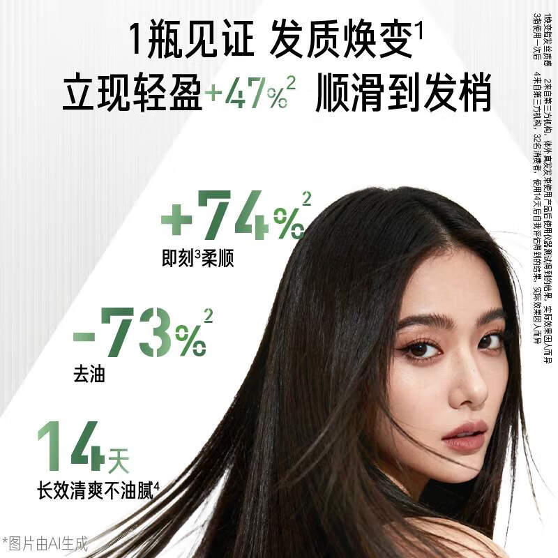 Sassoon Big Red Bottle Qingying Smooth Shampoo 750g Shan Yichun Same Style Fluffy Oil Control Shampoo for Men and Women