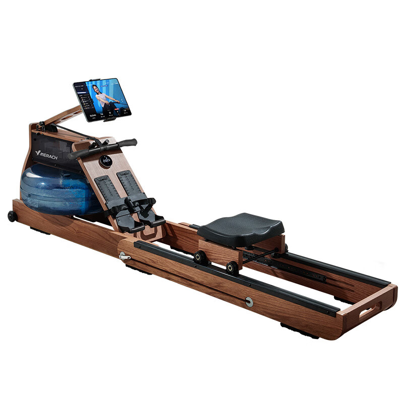 Painting rowing machine MR-950 super fat-burning dual-track hydromagnetic dual-resistance drawer-type push-pull folding fitness 2024 upgrade 10 blades non-folding version