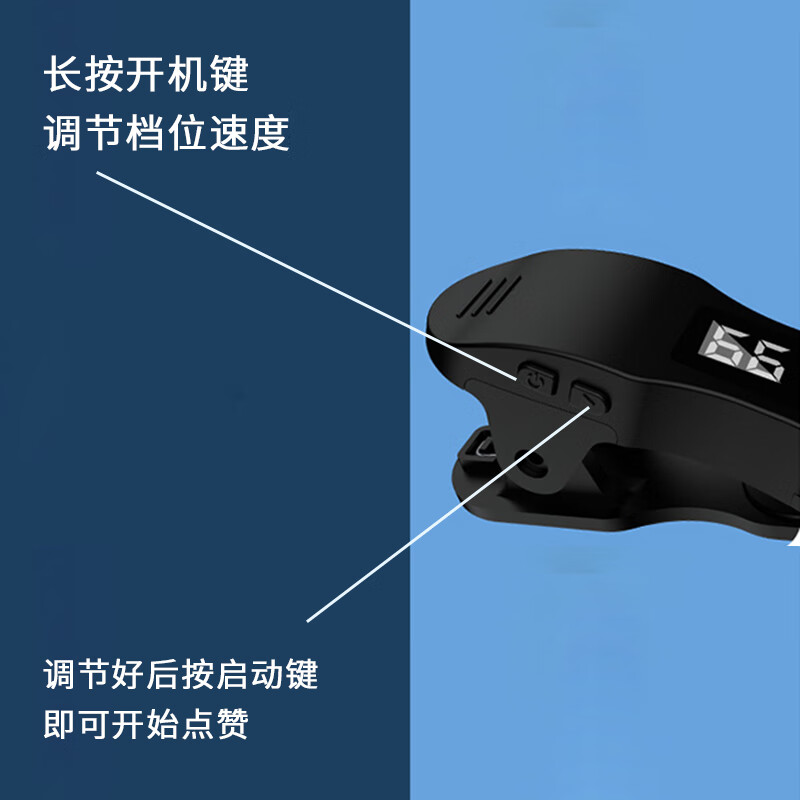 Kunsui Liker Connector Screen Physical Automatic Clicking Red Heart Live Clicker Touch Screen Connector Grabber Black Mobile Phone Clicker 1 Pack