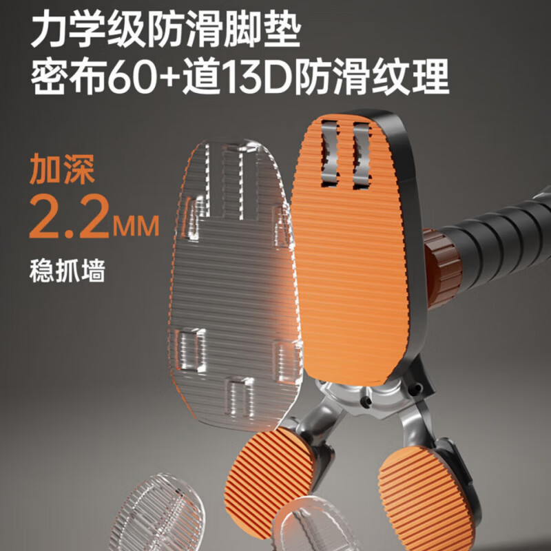 GERTHRON German horizontal bar pull-up device indoor home punch-free adjustable multi-functional ring fitness equipment three-legged support upgrade 70-95cm super load-bearing and not easy to deform