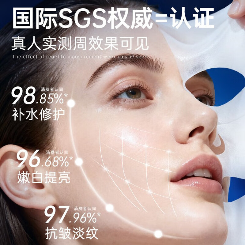 Losoki imported Bose mask from Switzerland is anti-wrinkle, firming, anti-aging, hydrating, whitening, removes yellowish air and brightens skin tone for men and women.