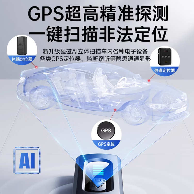 No. 1 Factory Car GPS Detector Camera Smart Detector Hotel Tracking Anti-Eavesdropping Anti-Monitoring Reservation Eavesdropping