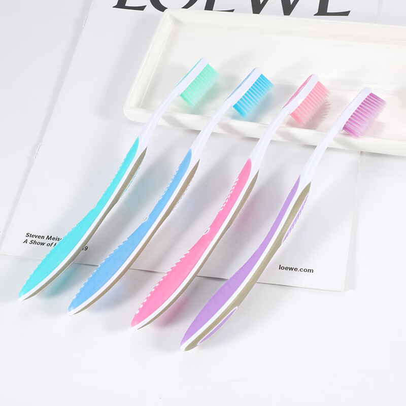 Sanxiaomeijie adult large-head soft-bristle toothbrush with soft filaments for home use for men and women individually packaged 10 pieces