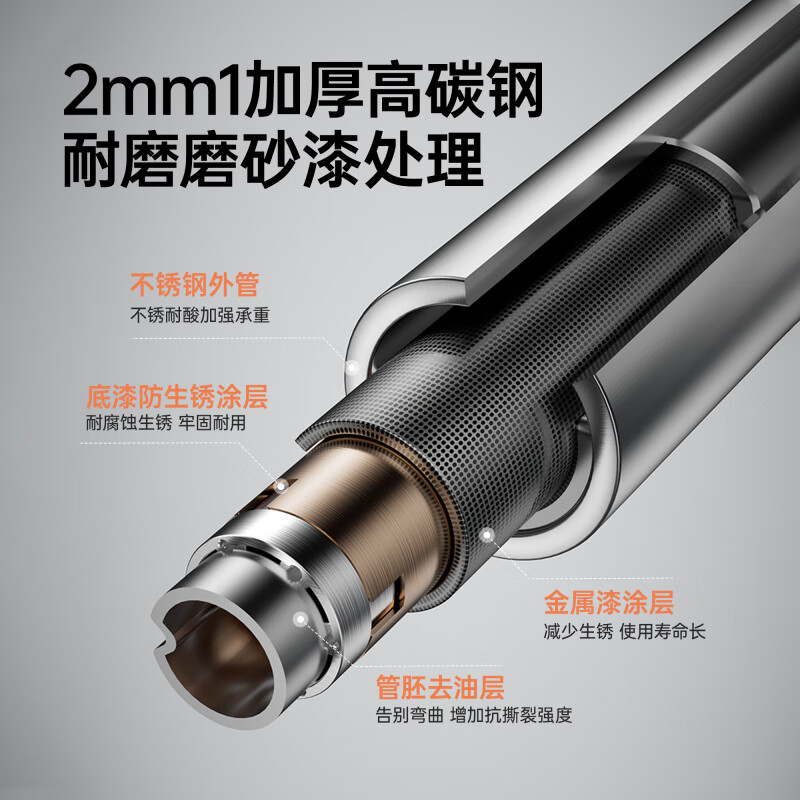 GERTHRON German horizontal bar pull-up device indoor home punch-free adjustable multi-functional ring fitness equipment three-legged support upgrade 120-160cm