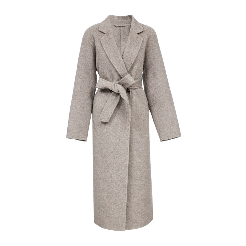 VEROMODA woolen coat for women 2025 winter new style raglan sleeves belt atmospheric simple coat versatile 325427002