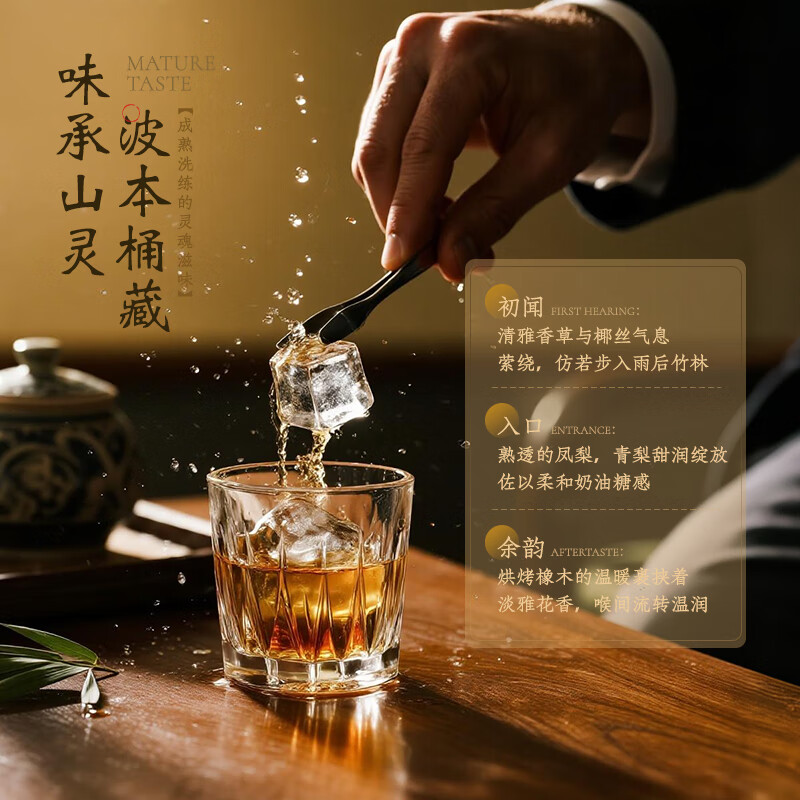 Tottori bourbon barrel 43% 700ml single bottle whiskey Japanese imported wine Riwei Spring Festival gift box for elders