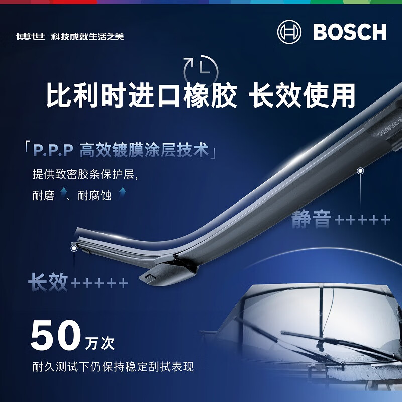 Bosch (BOSCH) wiper blade Shenyi imported 26/20 (8th generation Camry/Highland Prado/Asia Dragon)