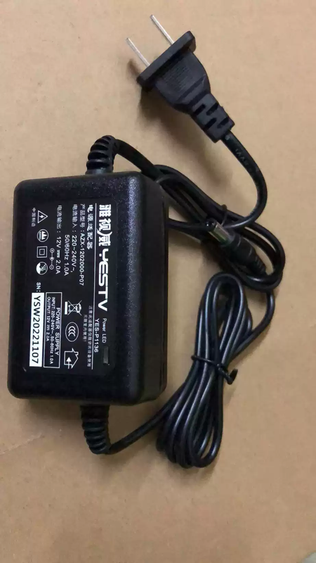 YESTV-P1136 in stock power camera DC switching power adapter 12V2A transformer default