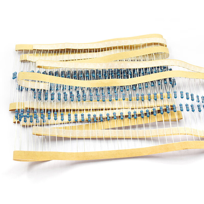 CAN bus matching resistor 120 ohms RS485 terminal matching resistor 120 ohms 1/4W 485 communication impedance five-color ring resistor 1/4W metal film resistor 1% 120 ohms 100 pieces