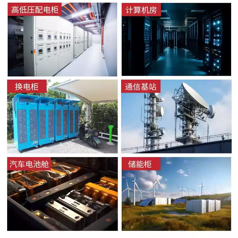 Suspension hot aerosol automatic fire extinguishing device high pressure cabinet low voltage cabinet small space aerosol fire extinguisher 300g square aerosol protection space 3m