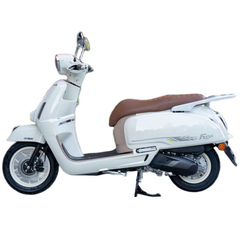 Flying Eagle F150 pedal retro fuel motorcycle fuel-saving commuter ABS+TCS pearl white supreme version 26 models