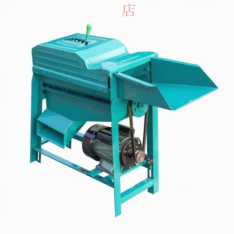 Qiaobolai LlM new thickened fully automatic corn threshing machine fully automatic corn rice machine automatic feeding corn household small corn threshing machine without motor (random color)