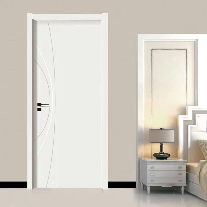 Customized Mexin same style high-end bedroom door, hotel door, soundproof door, wooden door, interior door, solid wood ecological door set door, silent room door, entrance door, invisible door, paint-free door. For single door leaf, please consult customer service to confirm the color/size.