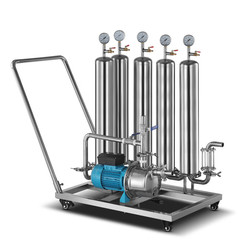 AIFENGGE liquor filter, home-brew filter, aging machine, commercial use for large and small yellow grapes, 5-level high aging filtration, deodorizing wine filter