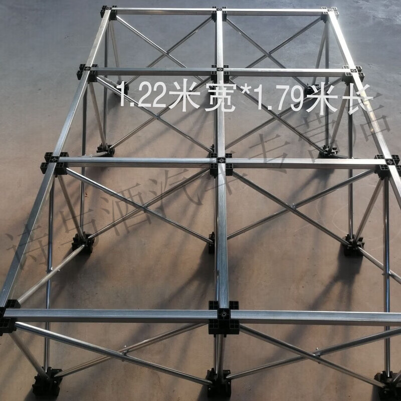 Mo Peng spider leg workbench reinforced galvanized steel spider leg rock slab workbench woodworking bricklayer tile glass marble processing platform telescopic portable multi-functional rock slab shelf woodworking stainless steel 12 legs 1.22 meters wide by 1.79 meters long by 75 cm high