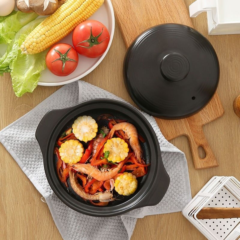 Palmerton casserole induction cooker electric ceramic stove dual-use stew pot stew pot soup pot hot pot gas gas dual-use household rice noodle pot induction cooker gas dual-use 4-6 4500ml