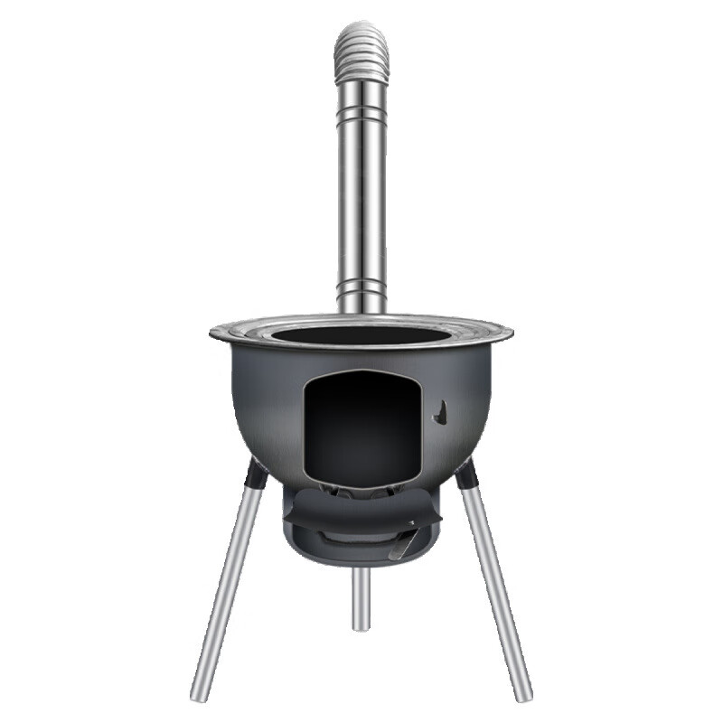 MPPMCK2024 new model household firewood stove integrated outdoor stove rural large pot stove wood burning stove pot complete set 73 extra thick + accessories + 3 stove rings free stainless steel pot lid