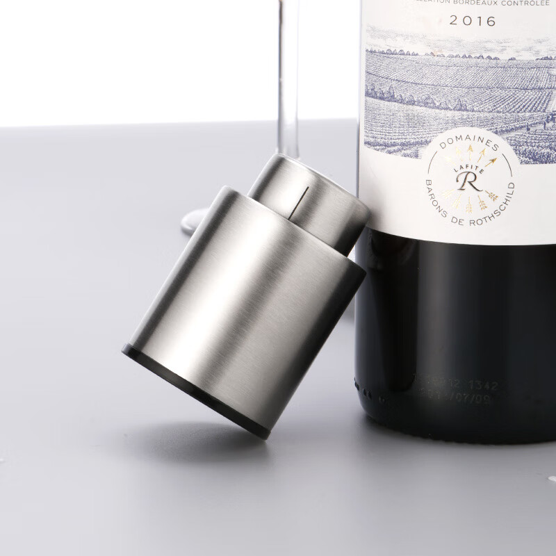 CLITON red wine stopper 304 stainless steel vacuum red wine stopper red wine bottle stopper wine preservation sealing stopper