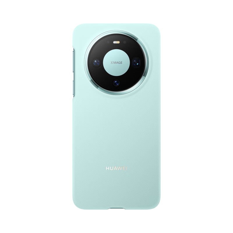 99% new Huawei (HUAWEI) Mate 80/Mate 80 Pro plain leather protective case cyan original original mobile phone case mobile phone protective cover