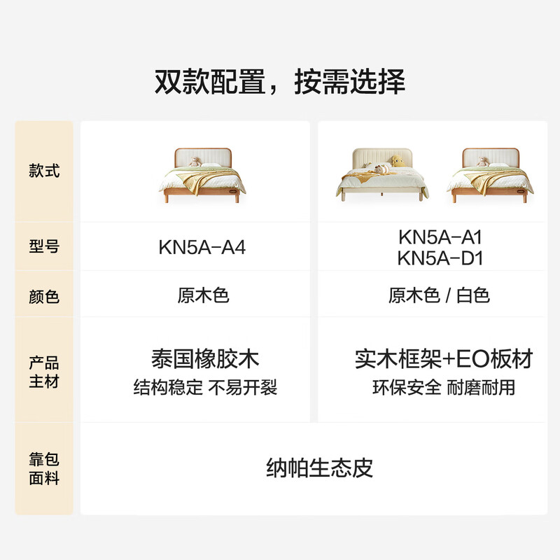 Lin's home solid wood children's bed platform bed teen boy bed single double bed children's room widened bed storage bed KN5A high-end all solid wood high bed 1.5mx2m single bed