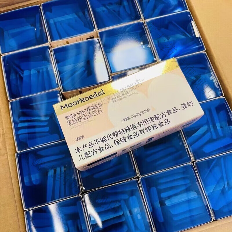 Mokodo Soso Jun Probiotic Fruit and Vegetable Powder Solid Drink Conditions the Spleen, Gastrointestinal and Stomach 1 box (shipped with ripped code) Default