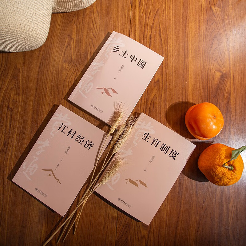 Fei Xiaotong's sociology classic (set of 3 books) Rural China + Village Economy + Fertility System Fei Xiaotong's foundational work on sociology Recommended reading course for middle school students