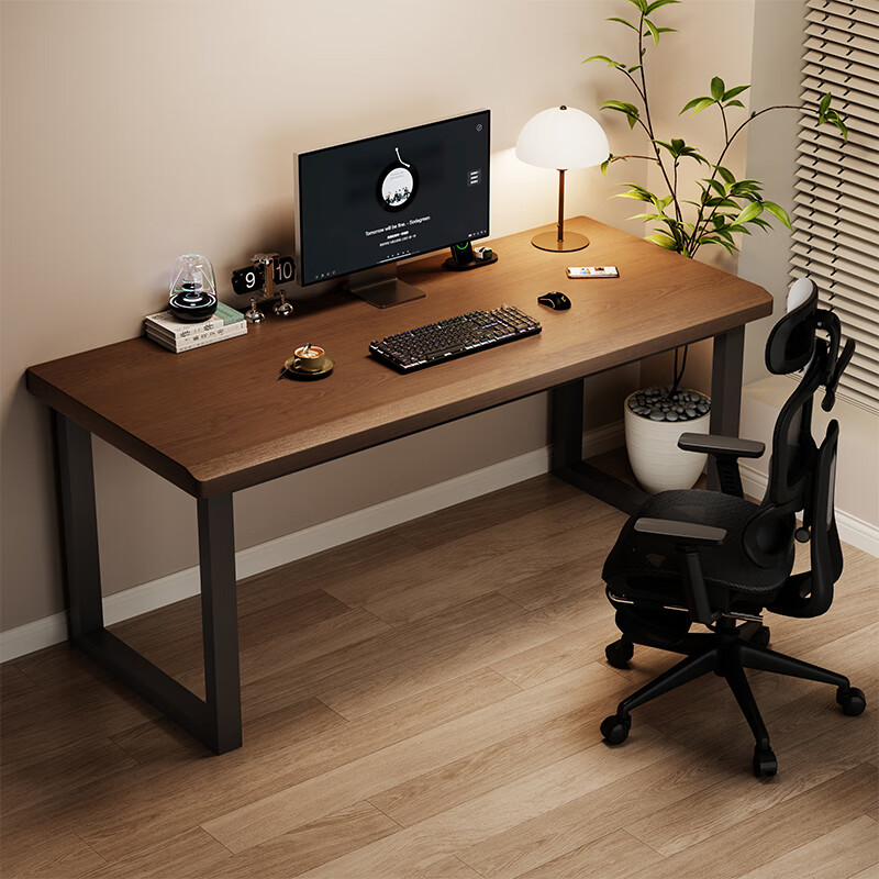 JIAYI solid wood computer desk e-sports table desktop home double desk work table bedroom simple desk study table