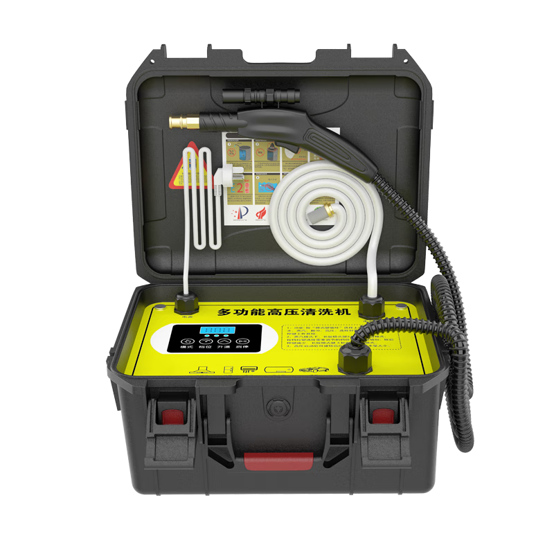 Jingstar Air Conditioning Cleaning Machine High Temperature and High Pressure Steam Cleaning Machine Home Appliance Cleaning Machine Multifunctional All-in-One Range Hood Equipment 100kg High Pressure - Entrepreneurship Gift Pack + Ozone - Trolley Type